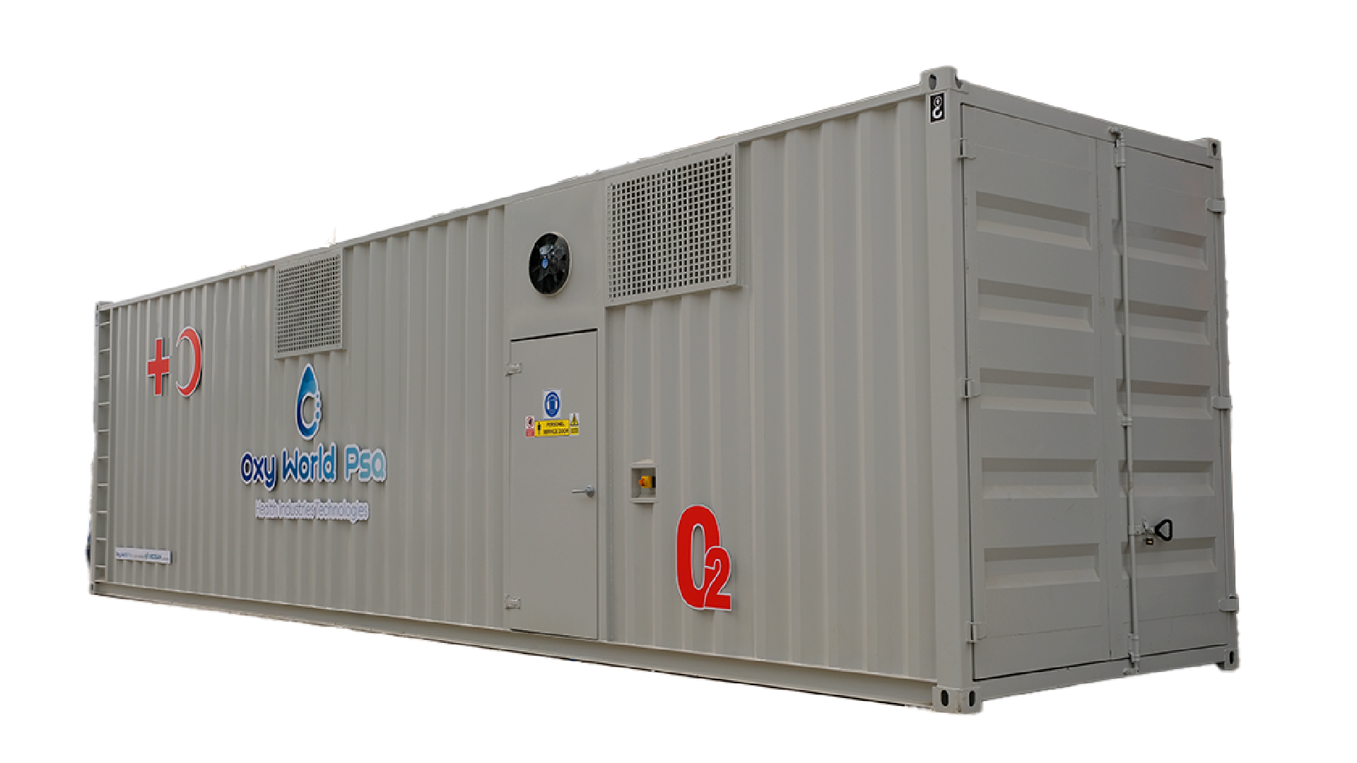 Container-type oxygen production systems